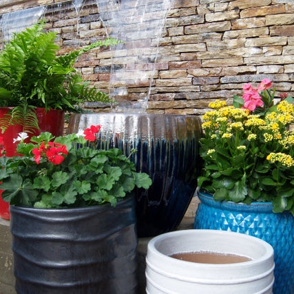 Indoor/Outdoor PotteryVarious planters made from pottery.