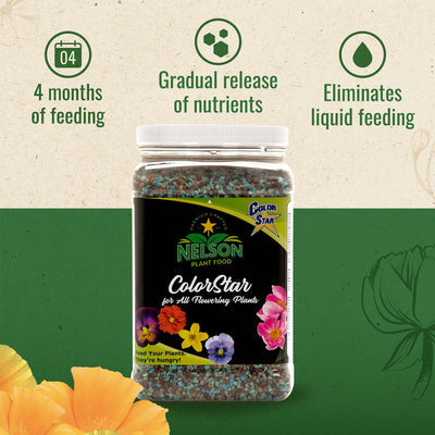 Nelson Plant Food ColorStar Outdoor & Indoor Plant Fertilizer