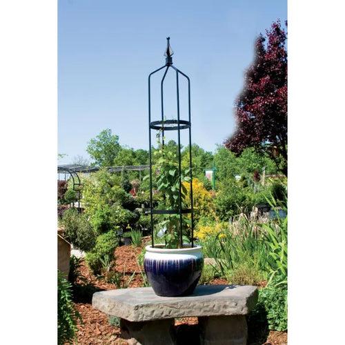 Border Concepts Square Bar Obelisk Black