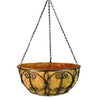 Wrought Iron Hanging Basket, 16-In.