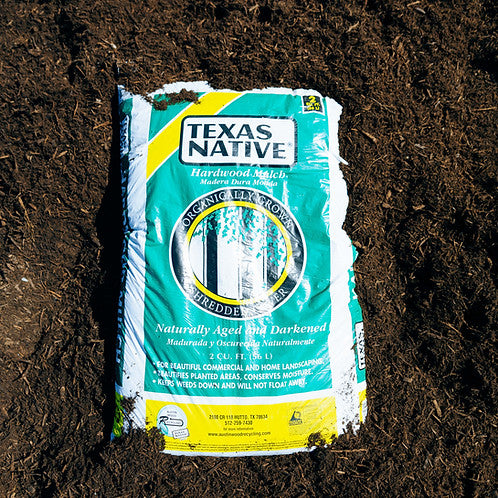 Texas Native Hardwood Mulch 2 C.F.